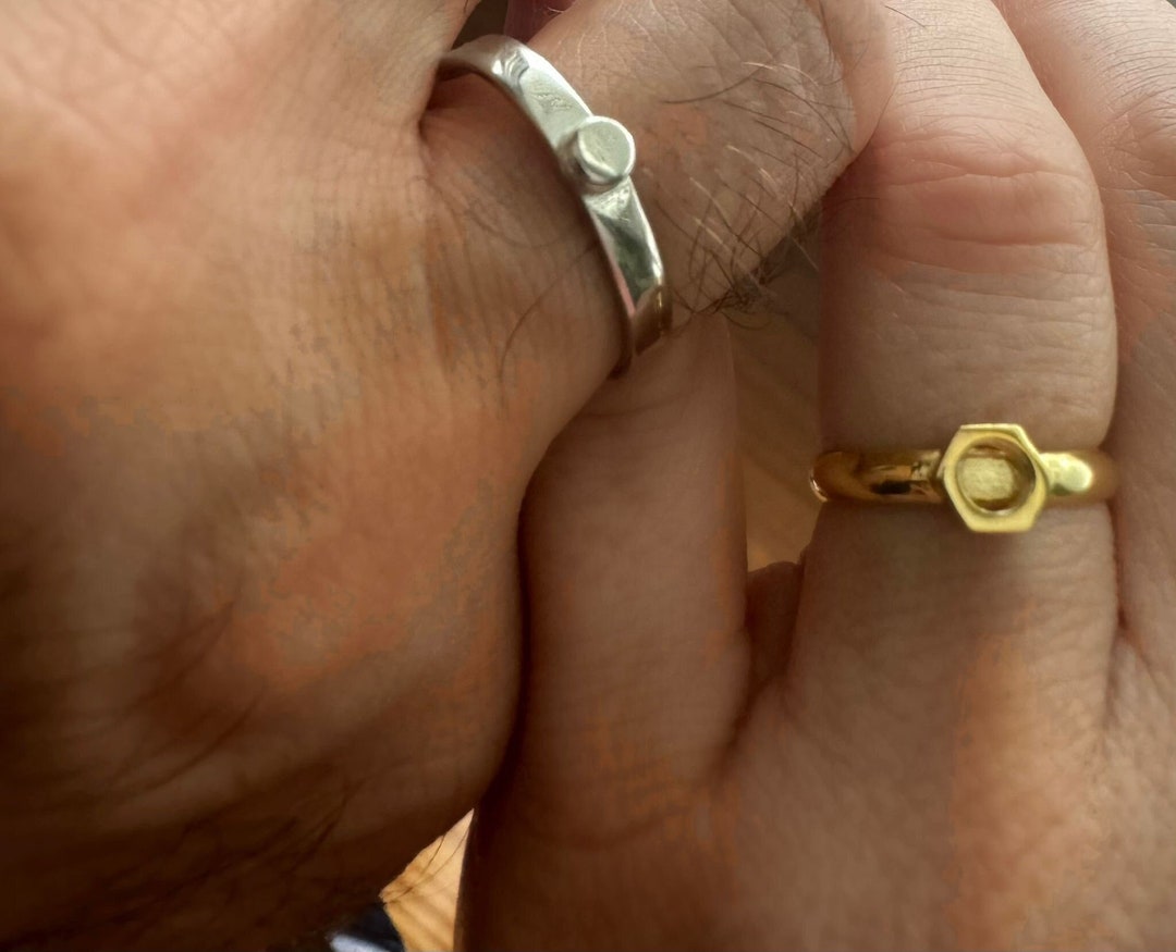 Using Cook Rings For Couples Matching Couples Ring Set, Rings for Women Men Lover Couple Ring Set ...