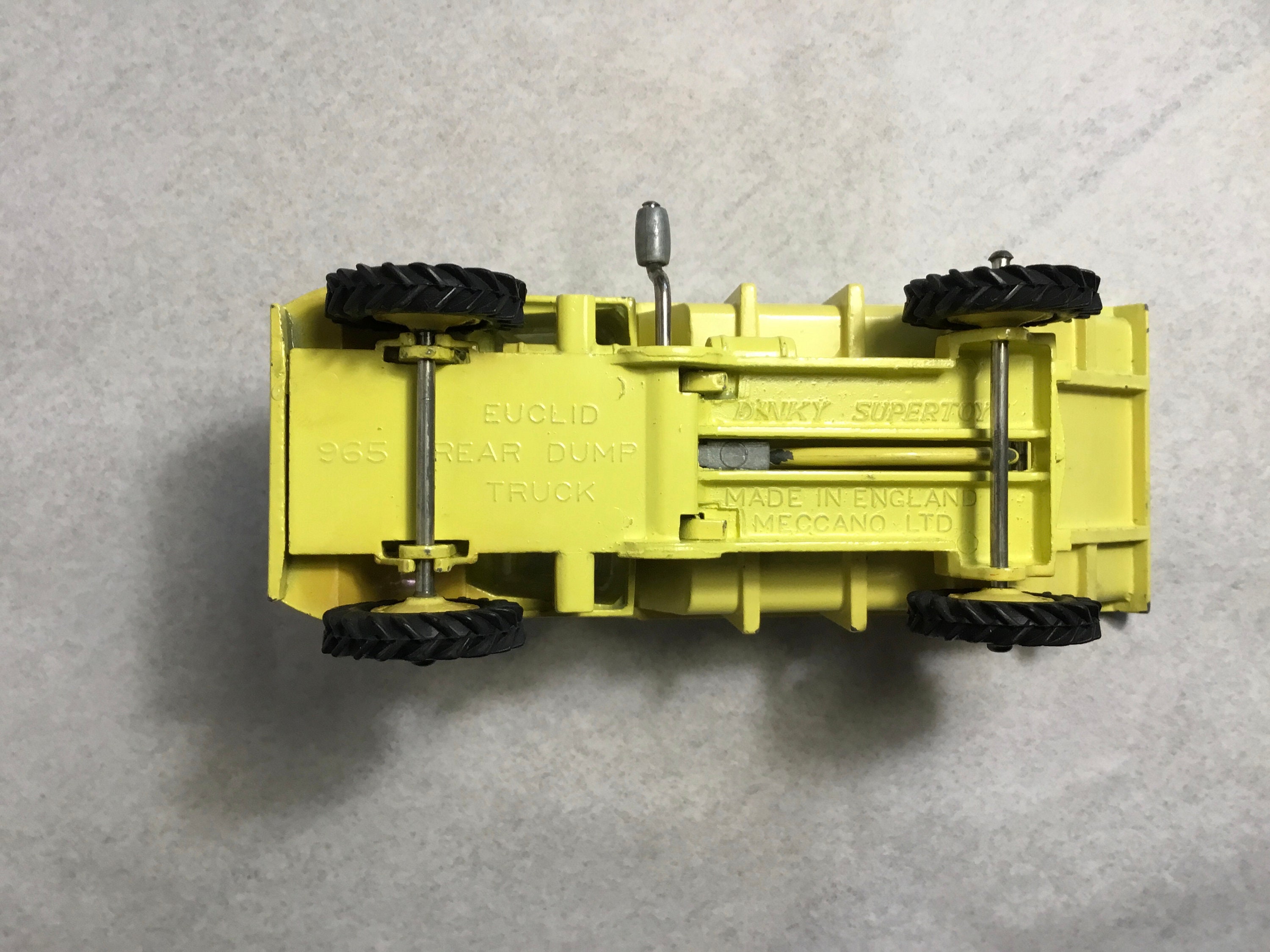 EUCLID REAR DUMP TRUCK. DINKY SUPER TOYS #965 1961 | eBay