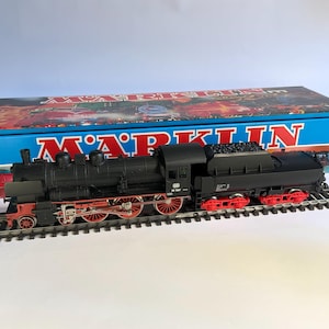 Märklin HO stoomlocomotief BR 38 DB Ref. 3098 (jaren 90) Gemaakt in Duitsland