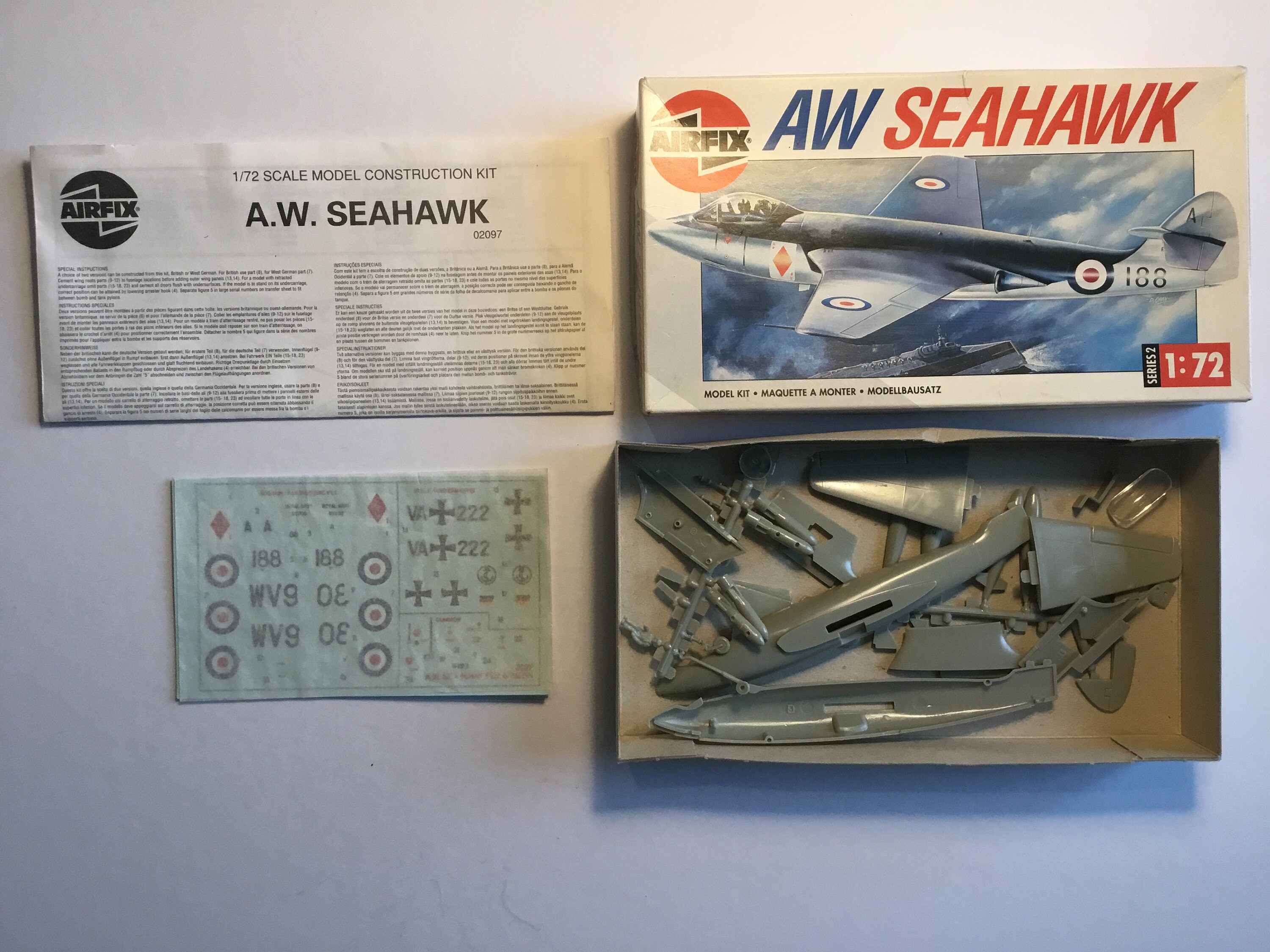 Airfix 1/72 AW Seahawk (1991) Made in France - Etsy UK