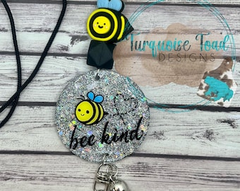 READY TO SHIP Teacher beaded lanyard, Teacher appreciation gift, Teacher lanyard, Kindness lanyard