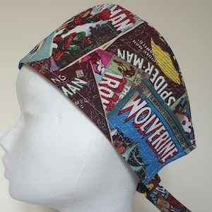 Theatre/Surgical Comic Superhero Scrub Hat