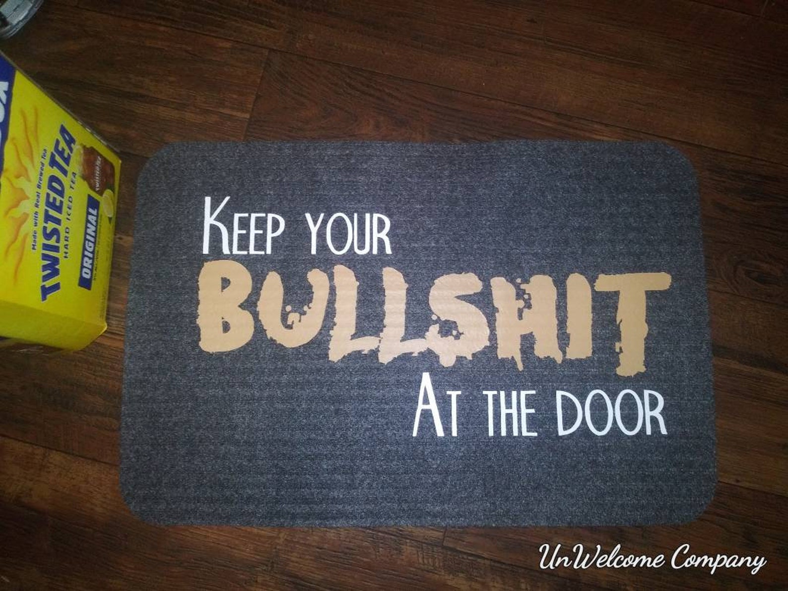 Door Mats doormats custom go away not Etsy