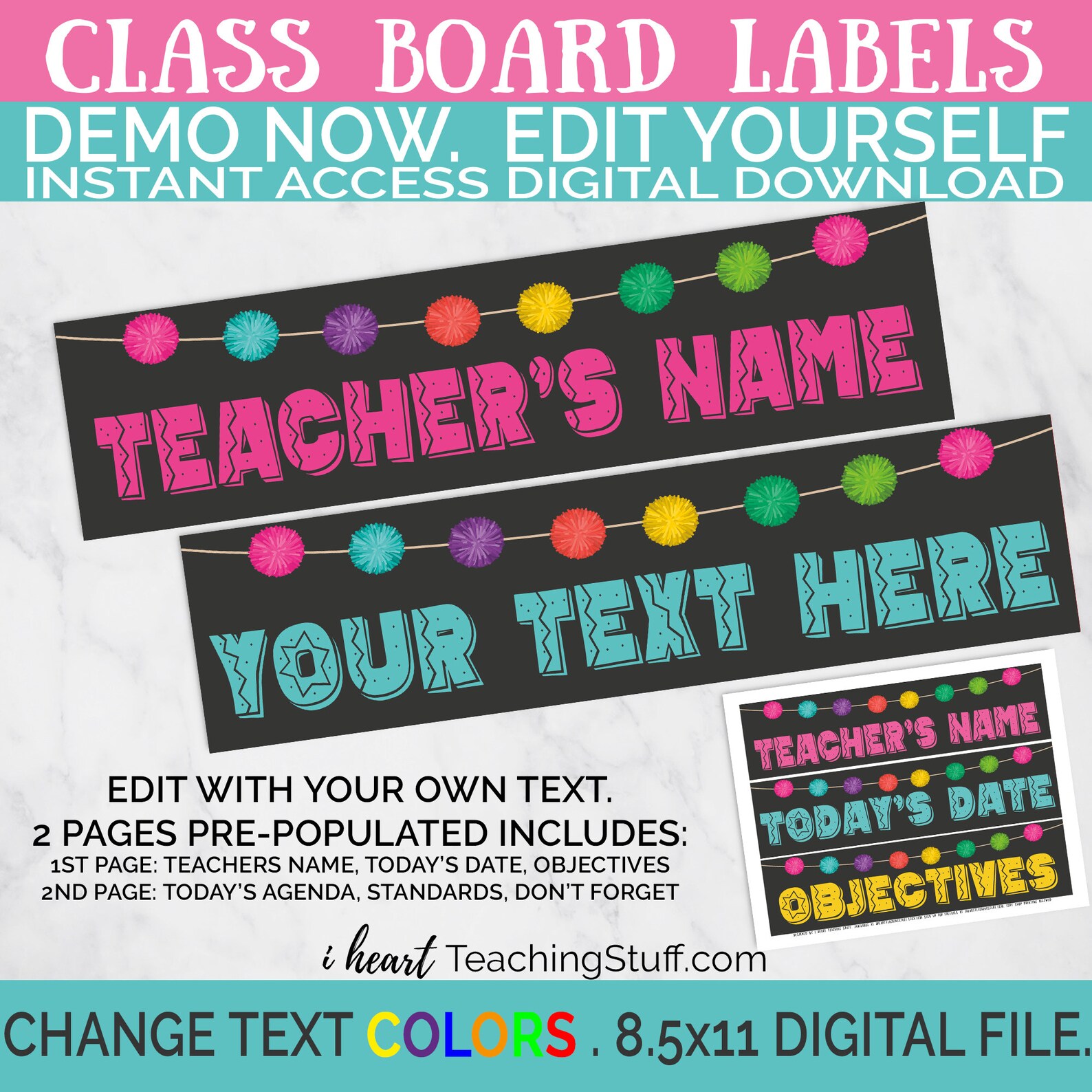 Class Labels Board Labels Whiteboard Labels Classroom Etsy
