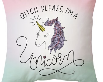 B#tch Please I'm So F#CKING Fabulous I Pee Glitter Funny Cushion Cover B#tch Please I'm So F#CKING Fabulous I Pee Glitter Funny Cushion Cover