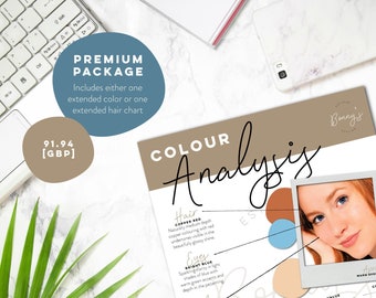 Color Analysis Seasonal Virtual Personalised - Premium