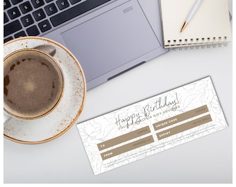 Gift Voucher - 'Basic' 12 Season Virtual Color Analysis | Birthday, Anniversary, Mother's Day, Thank You, Congratulations, Just Because