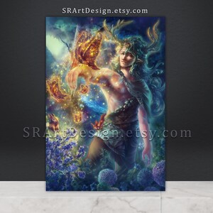 OC Art Print- Forest Guardian Cyfrin- Detailed Art