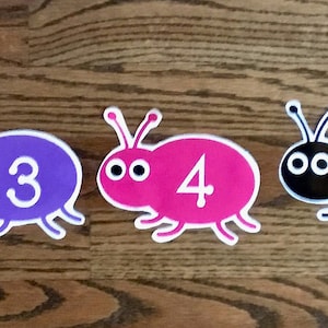 Social distancing - classroom line up Beetle Bug Floor Decals for schools, daycares, hospitals