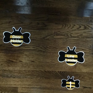Social Distancing - classroom line up vinyl Bumblebee Floor Decals