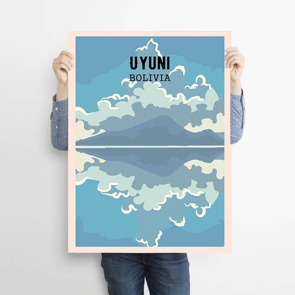 Uyuni Travel Print , Bolivien Poster