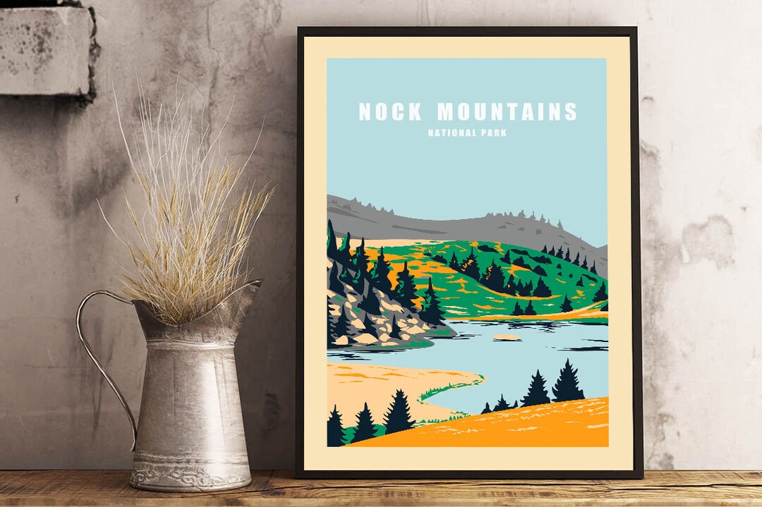 Nock Mountains National Park Poster Austria Travel Print - Etsy