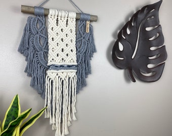 Macrame Wall Hanging | Gray Layered Macrame | Bohemian Wall Hanging