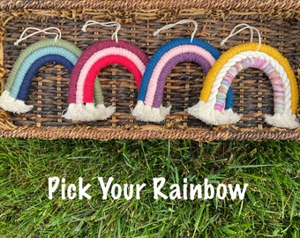 Macrame Rainbow | Pride Rainbows | Rainbow Art