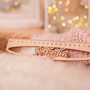 Righello in legno personalizzato, regalo per bambini, accessori da scrivania