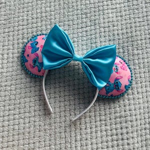 Stitch Disney Ears (Choice of Bow Colour)