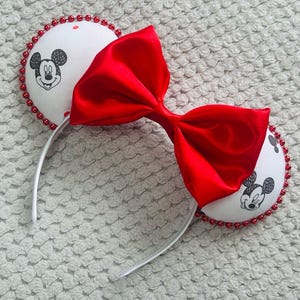 Mickey Disney Ears (Choice of Bow Colour)