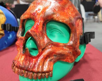 bloody skull mask