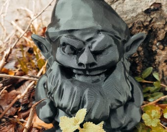 Evil garden Gnome smiley 25cm