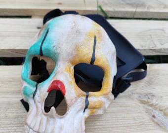 skull clown mask v1 halloween