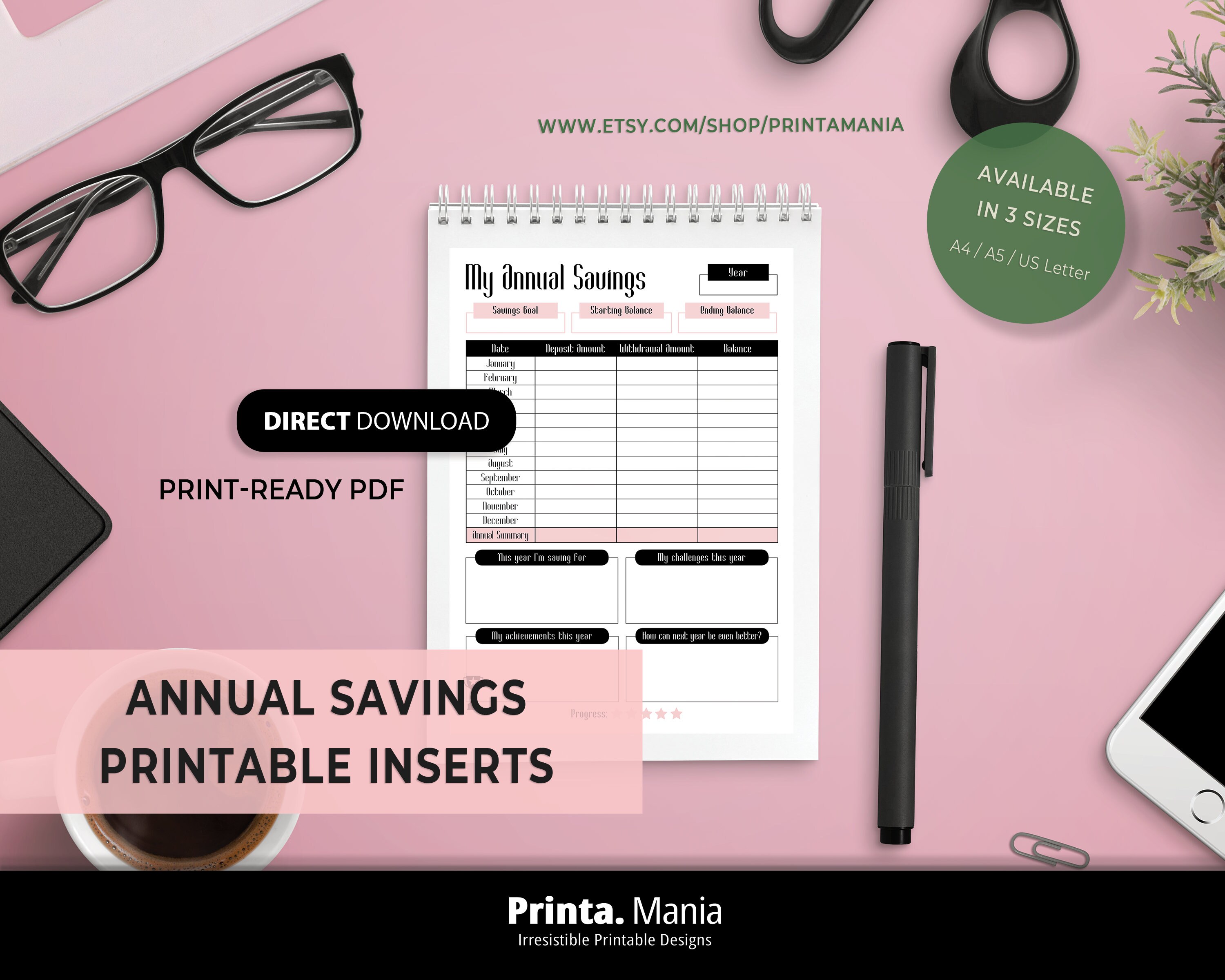 Budget Planner Printable A4 A5 US Letter Weekly Budget - Etsy