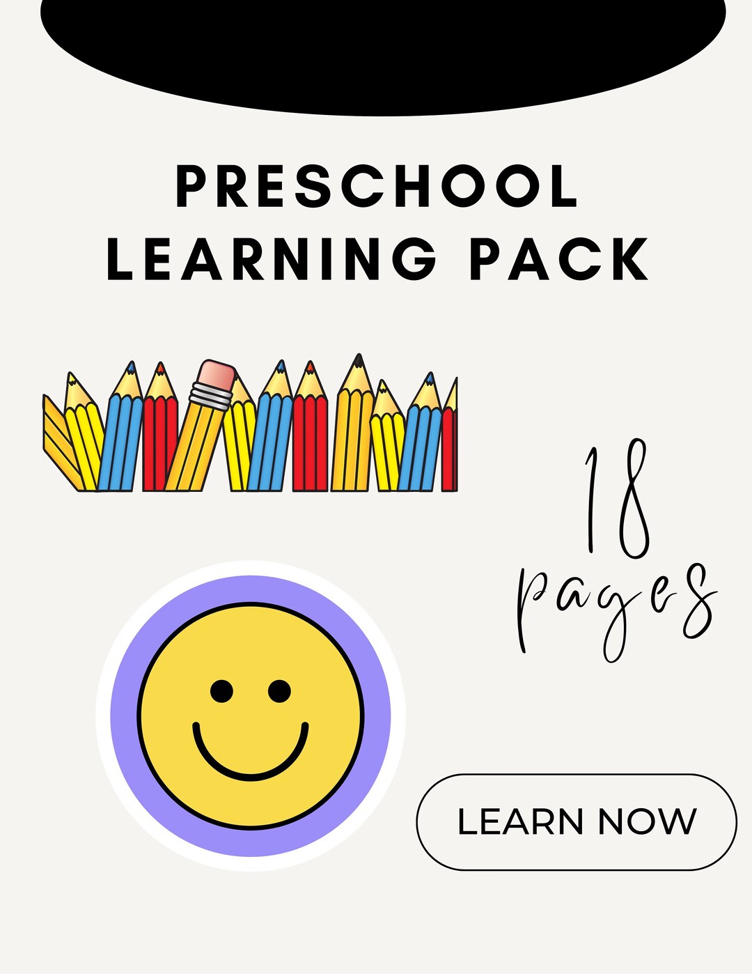 Preschool Learning Pack Etsy