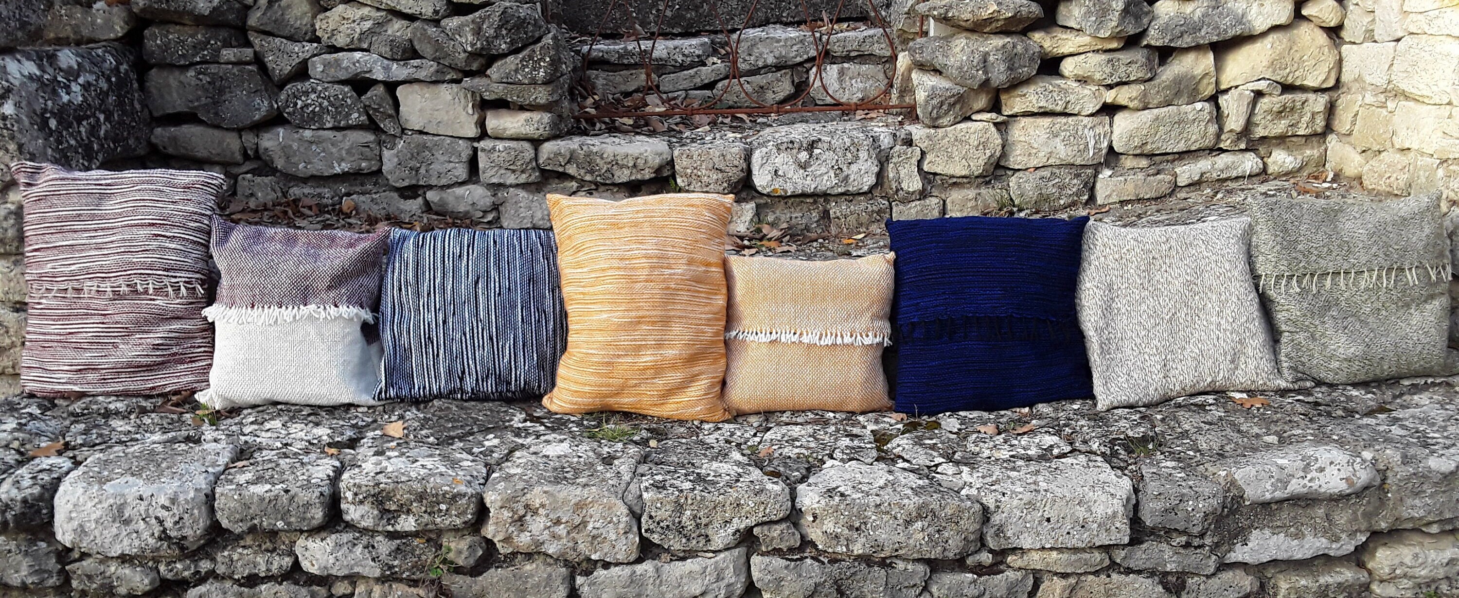 Housses de Coussins, Plusieurs Couleurs, Tissage Main, Décoration Salon