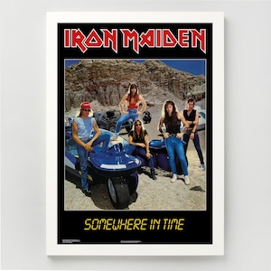 Somewhere in Time Iron Maiden Poster - Etsy