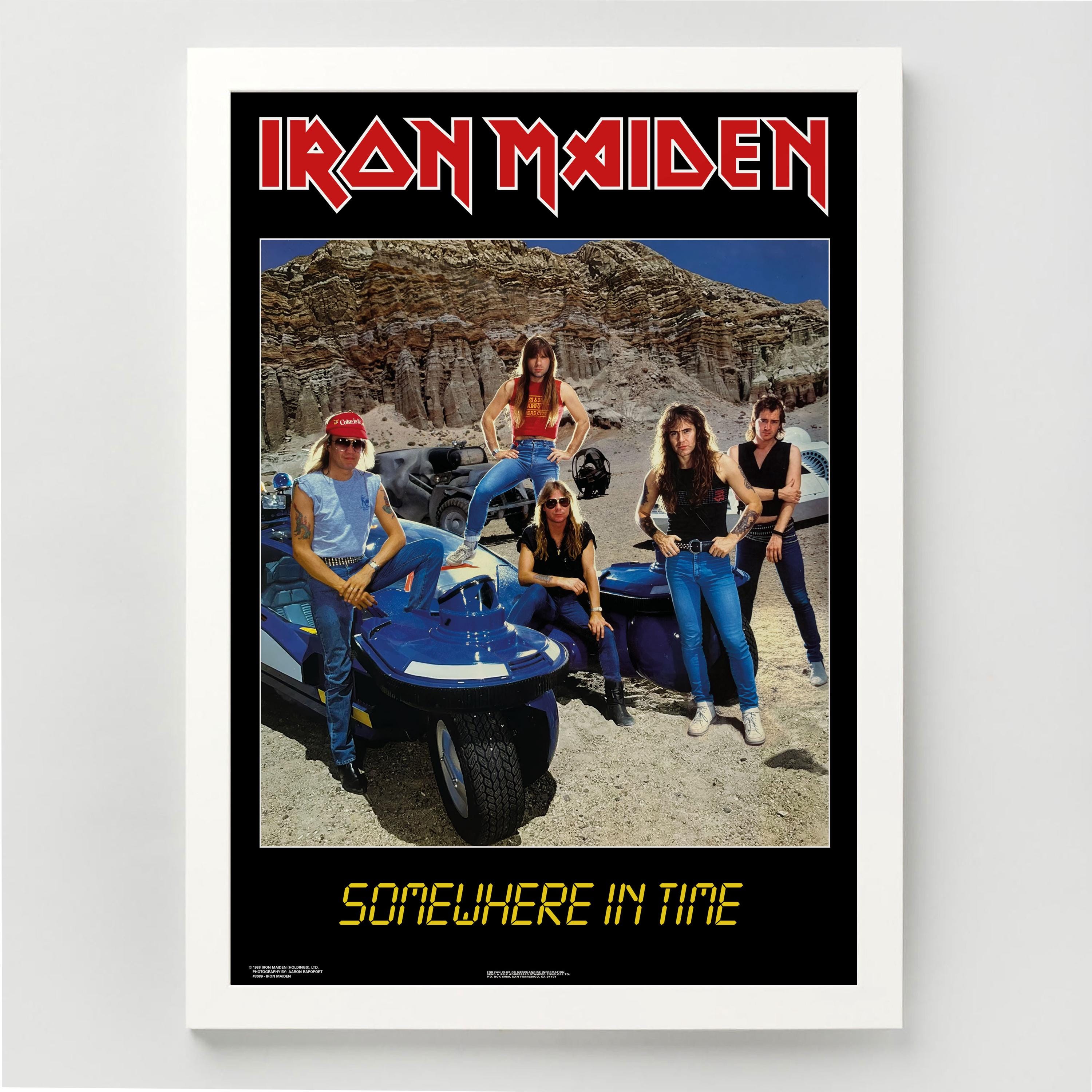 Iron Maiden. Somewhere in Time Poster - Etsy Canada