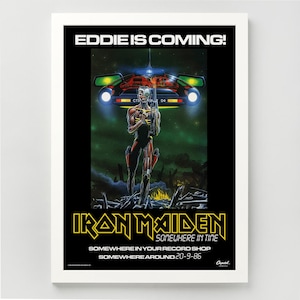 Somewhere in Time Iron Maiden Poster - Etsy