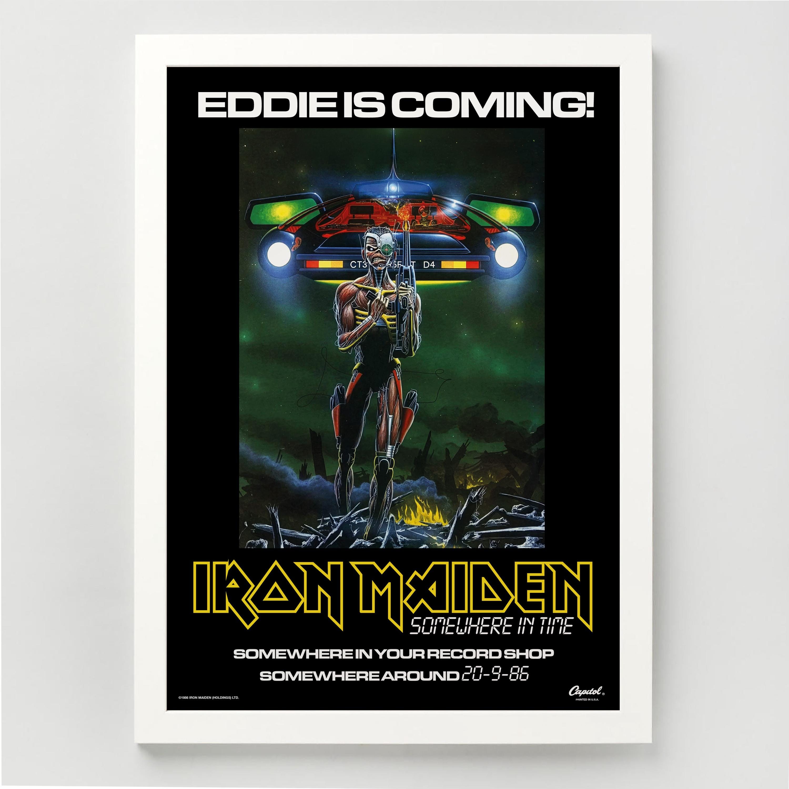 Somewhere in Time Iron Maiden Poster - Etsy
