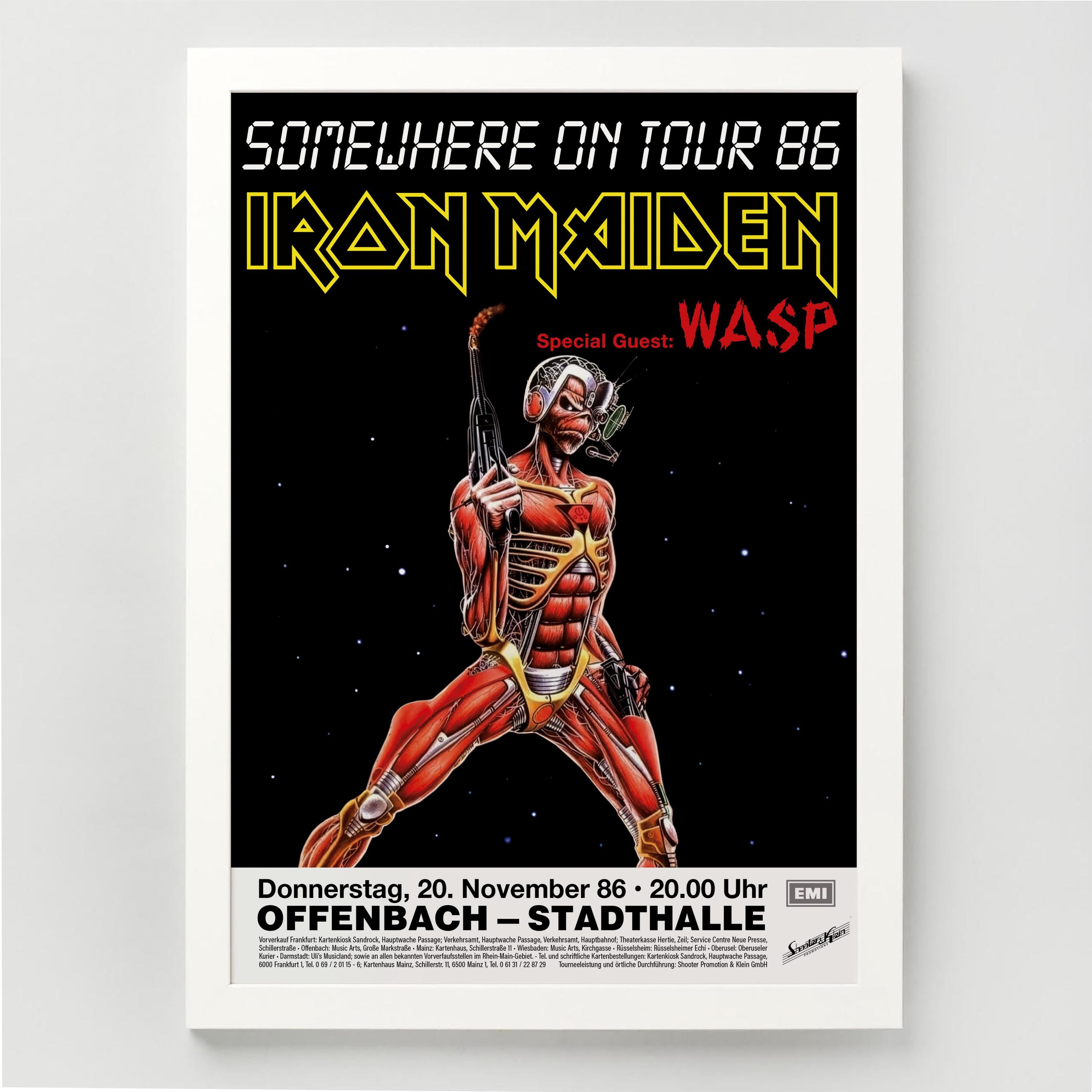 Somewhere in Time Iron Maiden Poster - Etsy UK