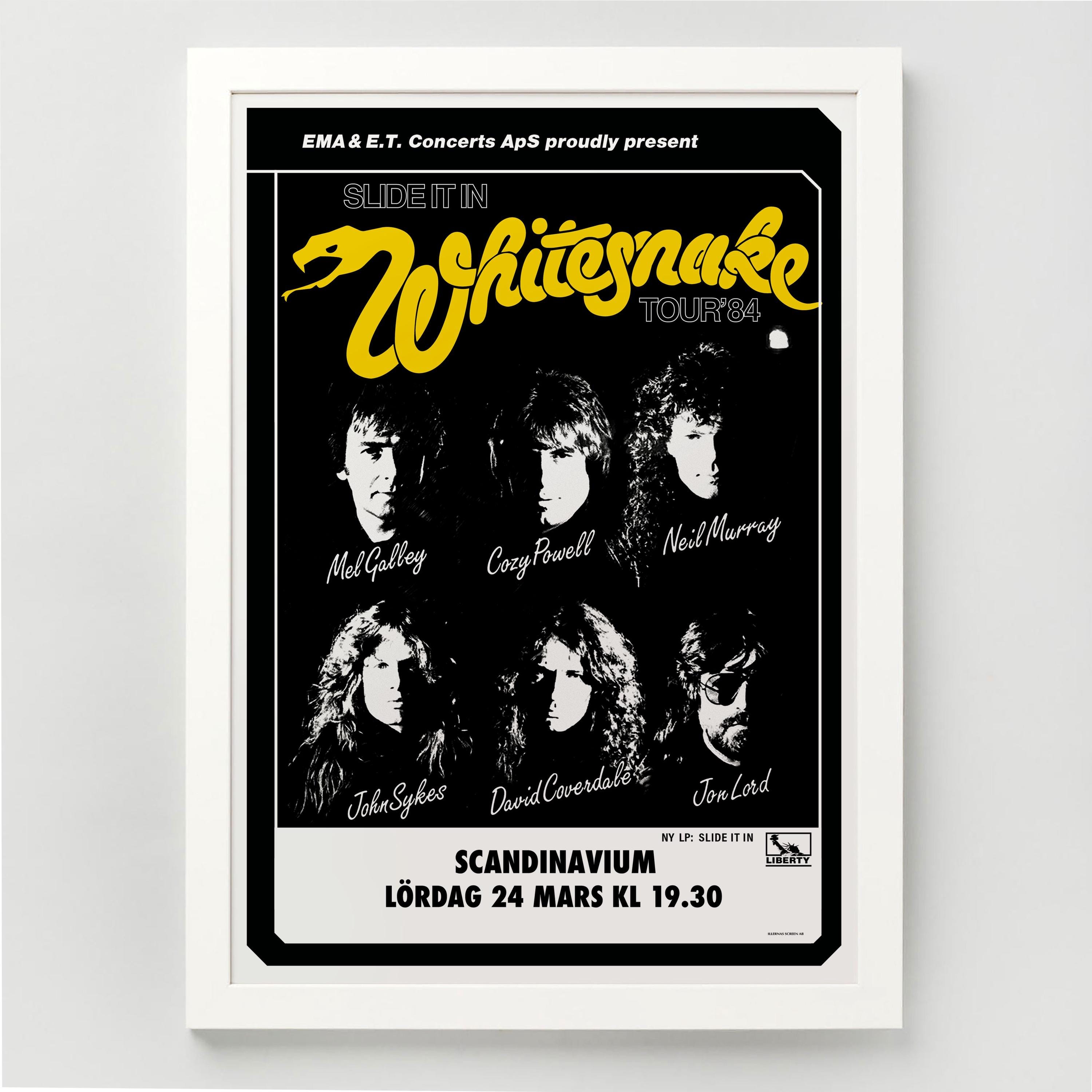 Whitesnake Poster - Etsy
