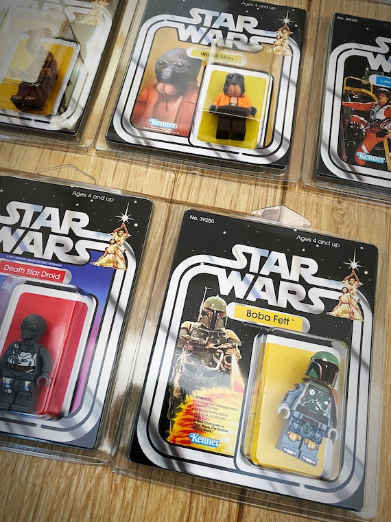 Star Wars Vintage Style Blister Packaging for Lego Figures A New Hope Etsy