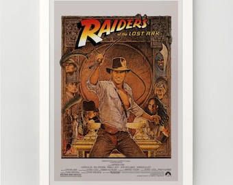 Raiders of the Lost Ark Movie Poster - Indiana Jones A3 Print