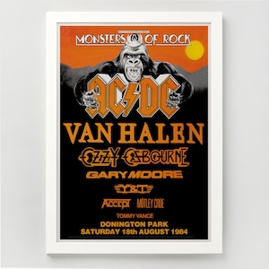 Monsters of Rock 1984 - Etsy