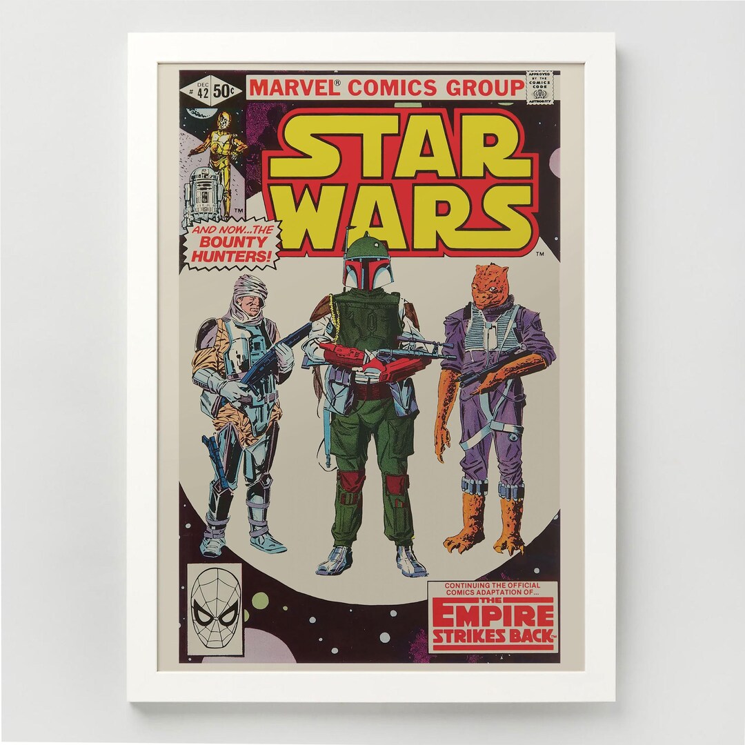 Boba Fett Star Wars Comic Cover Print – 1977 A3 Poster - Etsy