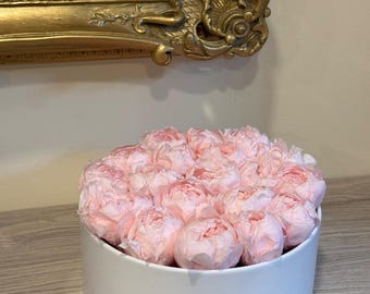 Gorgeous Bouquet Preserved PEONIES in a box - forever Peonies - infinity PEONIES - Valentine's Day gift - Birthday Gift - Mother's Day