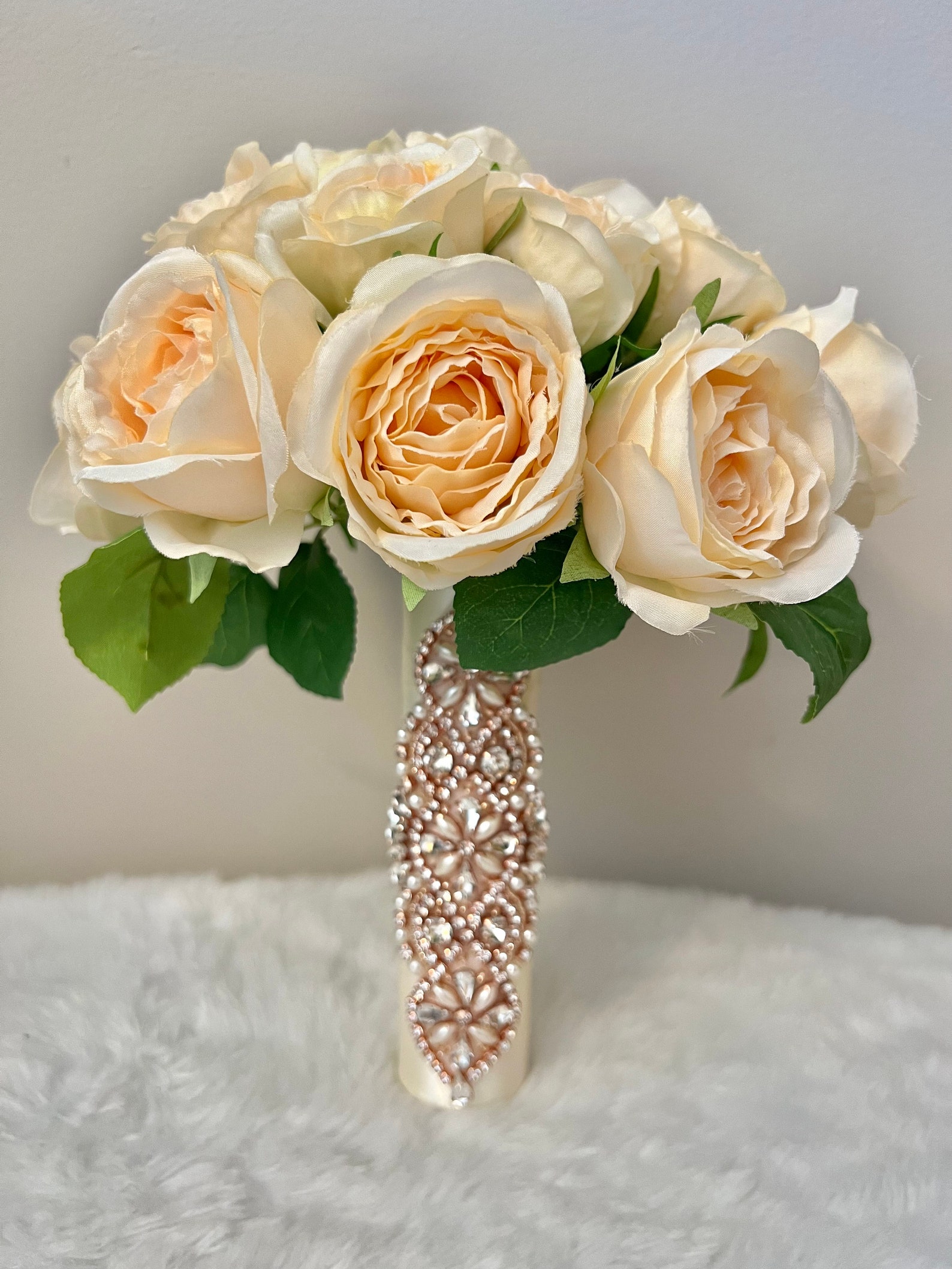 Bridal Bouquet Holder Flowers Bouquet Holder Silk Flowers Etsy