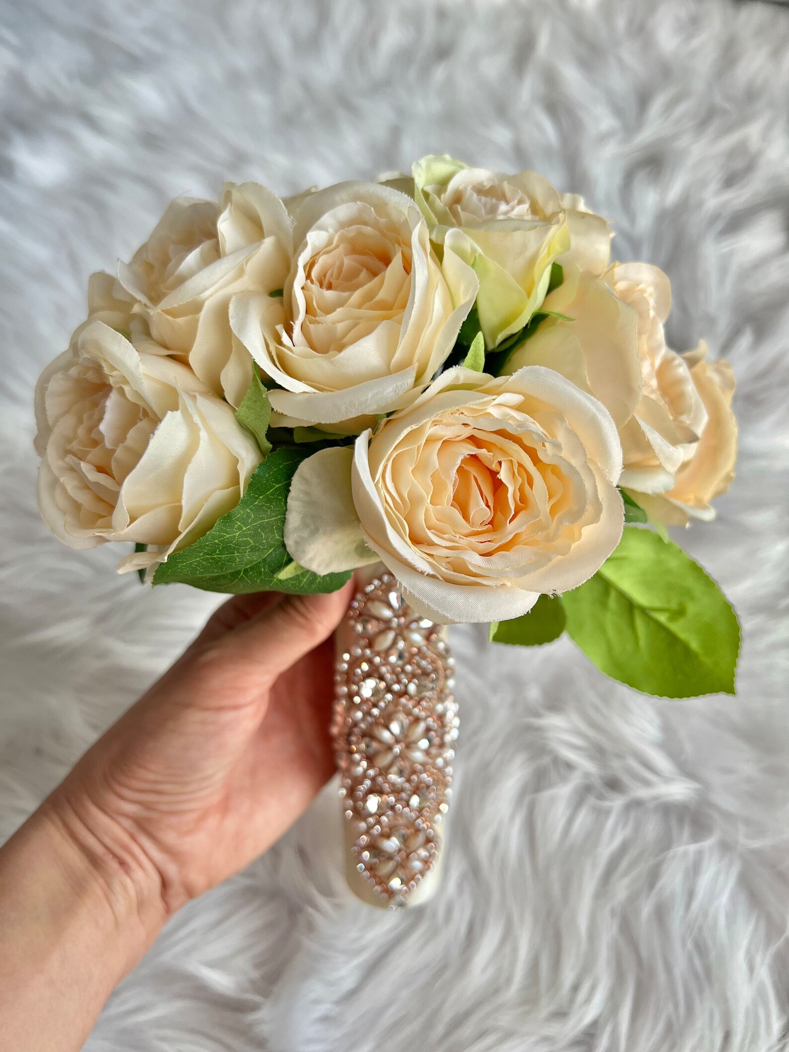 Bridal Bouquet Holder Flowers Bouquet Holder Silk Flowers Etsy