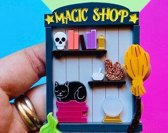 Halloween 2022 - CREEPY FUNFAIR Collection - Magic Shop Acrylic Brooch