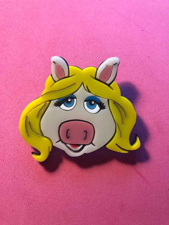 CARTOON COLLECTION Puppet Piggy Acrylic Brooch - Etsy CARTOON COLLECTION Puppet Piggy Acrylic Brooch - Etsy