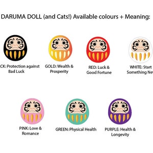 MAKOKOT LIGHT Traditional Daruma Doll EARRINGS image 5