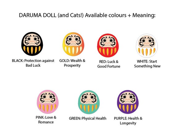 MAKOKOT LIGHT Traditional Daruma Doll EARRINGS - Etsy
