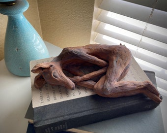 Sleeping Doe | Ceramic Deer Sculpture