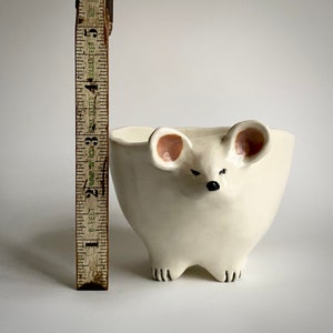 Ceramic Polar Bear Succulent Planter Bowl 2 image 7