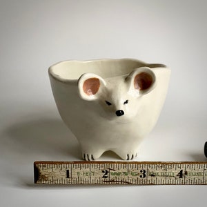 Ceramic Polar Bear Succulent Planter Bowl 2 image 6