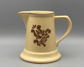 Vintage Pfaltzgraff Village Pattern Creamer