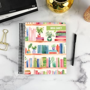 Personalized Dated Monthly Spiral Planner with Tabs
