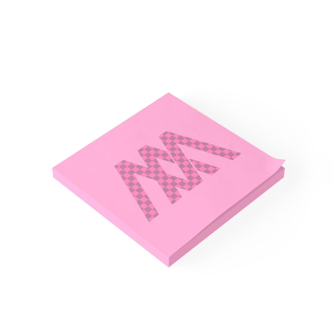 Note Checkerboard AMITW Pink Checkerboard Post-it Note Pads | Sticky Notes - Etsy